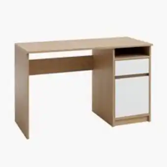 JYSK Secretária billund 53x120 branco/carvpoupe 41% promoção