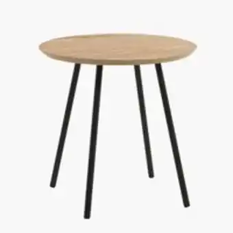 JYSK Mesa de apoio nybo ø40 carvalho/pretopoupe 24% promoção