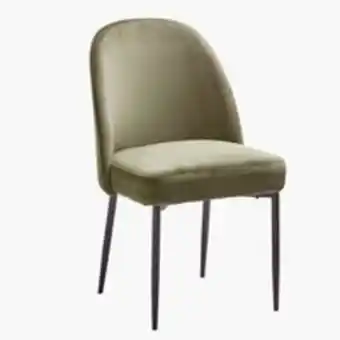 Cadeira jantar vasby veludo azeitona/ptopoupe 22%
