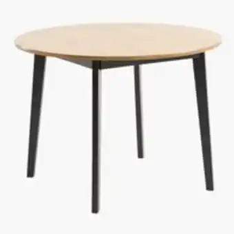 JYSK Mesa jantar jegind ø105 carvalho/pretopoupe 26% promoção