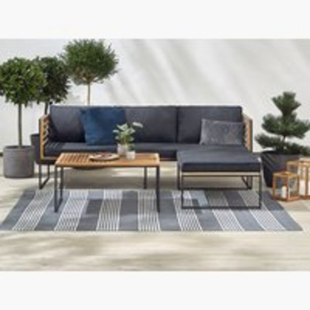 Promoção Lounge set ugilt c/chaise 3 lug madeirapoupe 23 em Jysk