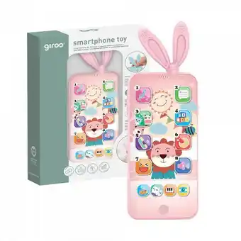 Roca Baby telemóvel infantil luz e sons rosa promoção