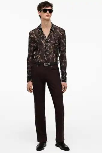 ZARA Calças camurça limited edition promoção