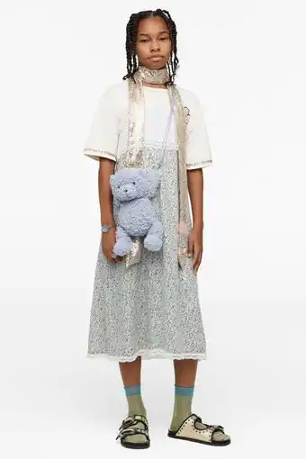 ZARA Vestido midi com estampado floral e lantejoulas limited edition promoção