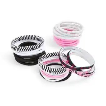 Pack 30 elásticos cabelo sortidos monocromáticos