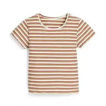 T-shirt canelada jovem multicolor/creme