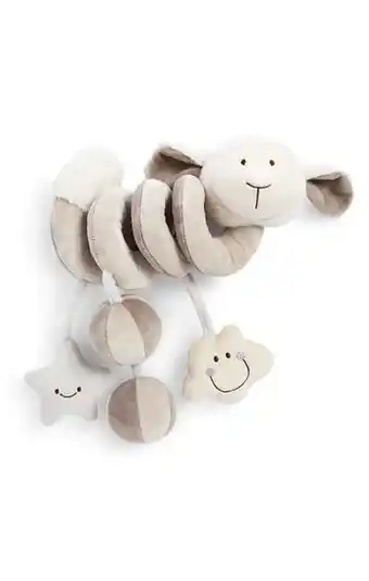 Espiral peluche ovelha creme