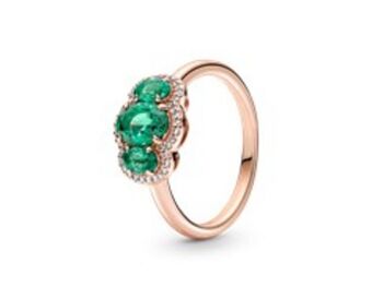 Pandora Anel three stone vintage promoção