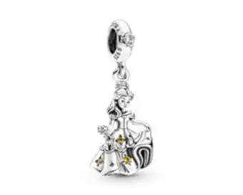 Pandora Conta pendente disney, beauty and the beast dancing belle promoção