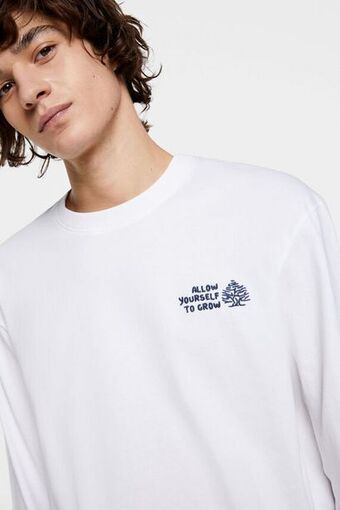 Springfield T-shirt manga comprida logo promoção