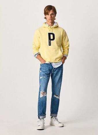 Pepe Jeans Callen crop relaxed fit regular waist jeans promoção