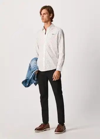 Pepe Jeans Camisa micro estampado parkgate promoção