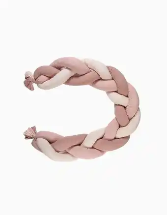 Resguardo de cama musselina stars pink
