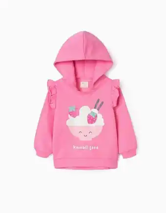 Zippy Sweat com capuz para bebé menina 'kawaii food', rosa promoção