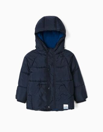 Zippy Blusão acolchoado para bebé menino, azul escuro promoção