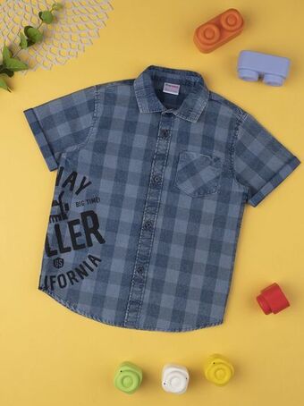 Camisa jeans masculina "califórnia" - prénatal
