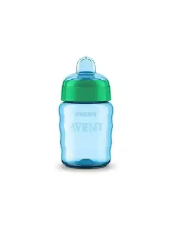 Copo de 260ml com bico macio azul claro - avent