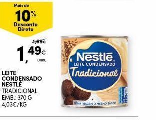 Continente Bom dia Leite condensado nestlé promoção
