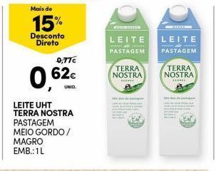 Continente Bom dia Leite terra nostra promoção