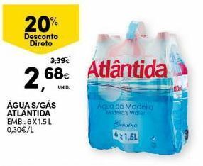Continente Bom dia Água promoção