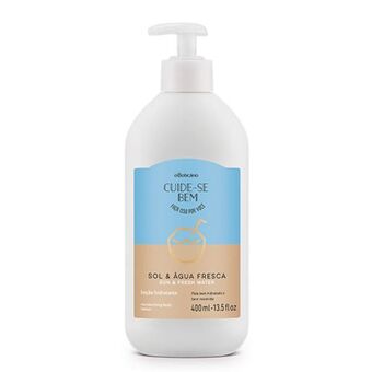 O Boticário Cuide-se bem sol e água fresca loção hidratante corporal, 400ml promoção