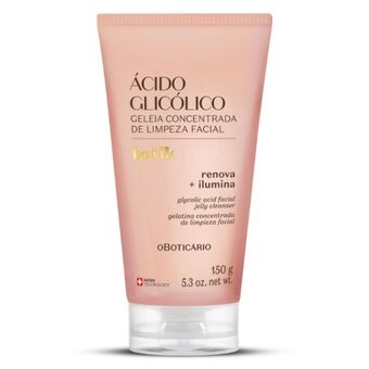 O Boticário Geleia concentrada de limpeza facial ácido glicólico botik, 150g promoção