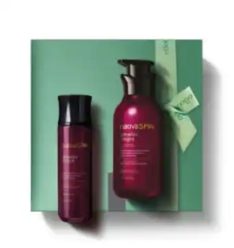 O Boticário Kit nativa spa ameixa negra: loção hidratante + body splash promoção