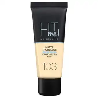 Well's Base fit me matte & poreless promoção