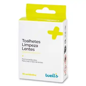 Well's Toalhetes limpeza para óculos promoção