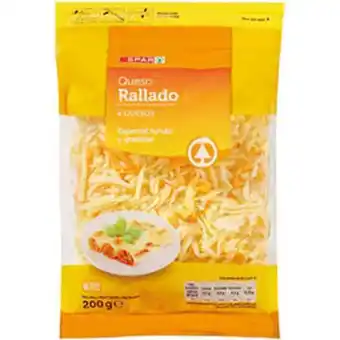 Spar Queijo ralado spar 4 variedades 200gr promoção