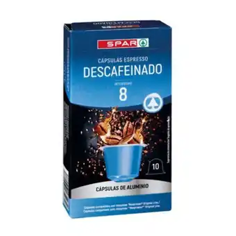 Spar Café spar capsulas descafeinado 10un promoção