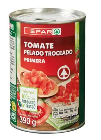 Spar Tomate spar cortado 390gr promoção