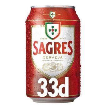 Spar Cerveja sagres branca lata 0,33lt promoção