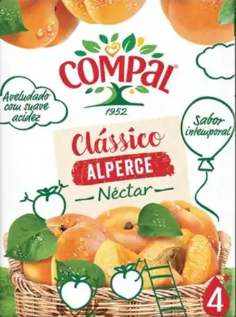 Spar Néctar compal class alperce tetra 200ml promoção