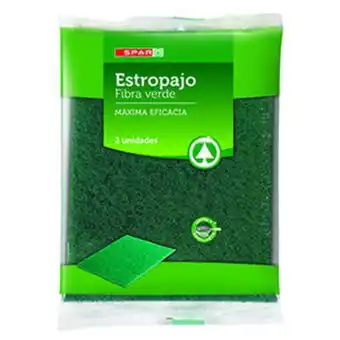 Esfregao spar lava loica fibra verde 2un