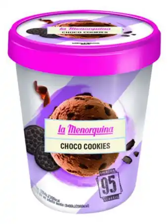 Gelado la menorquina choco/cookie 500ml