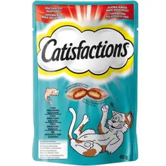 Spar Alim gato catisfaction snack salmao 60gr promoção