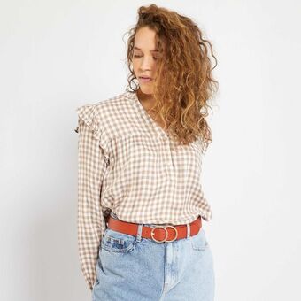Kiabi Blusa com gola tunisina promoção