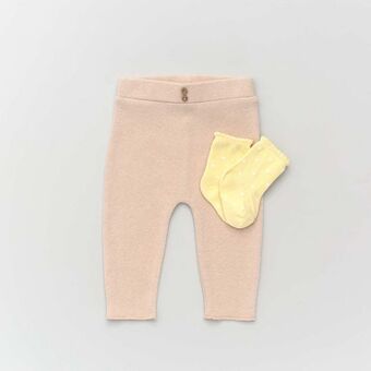 Kiabi Leggings lisas + meias com motivos promoção