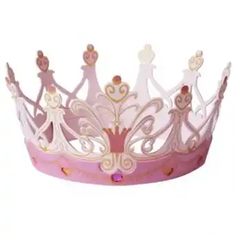 Coroa de rainha rosa