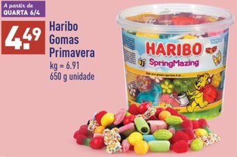 ALDI Haribo Gomas Primavera 650g promoção