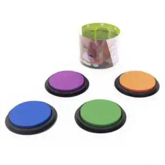 Conjunto de 4 cores de tinta pra carimbos