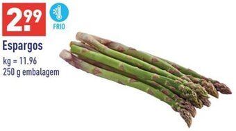 ALDI Espargos 250g promoção