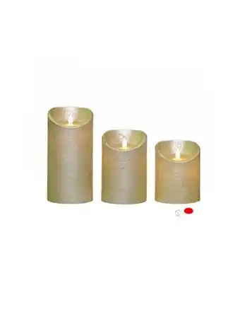 Lanterna led / vela pequena com pavio com movimento - 73738