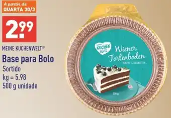 ALDI Base para Bolo 500g promoção