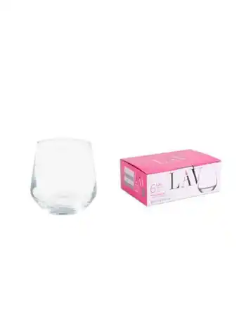 Conjunto 6 copos chupito 3 1/4 lav - lal304