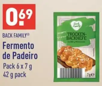 ALDI Back Family Fermento de Padeiro 42g promoção