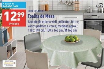 ALDI Toalha de Mesa promoção