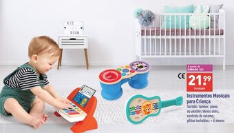 ALDI Instrumentos Musicais para Criança promoção