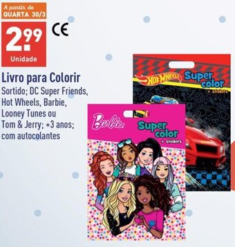 ALDI Livro para Colorir promoção